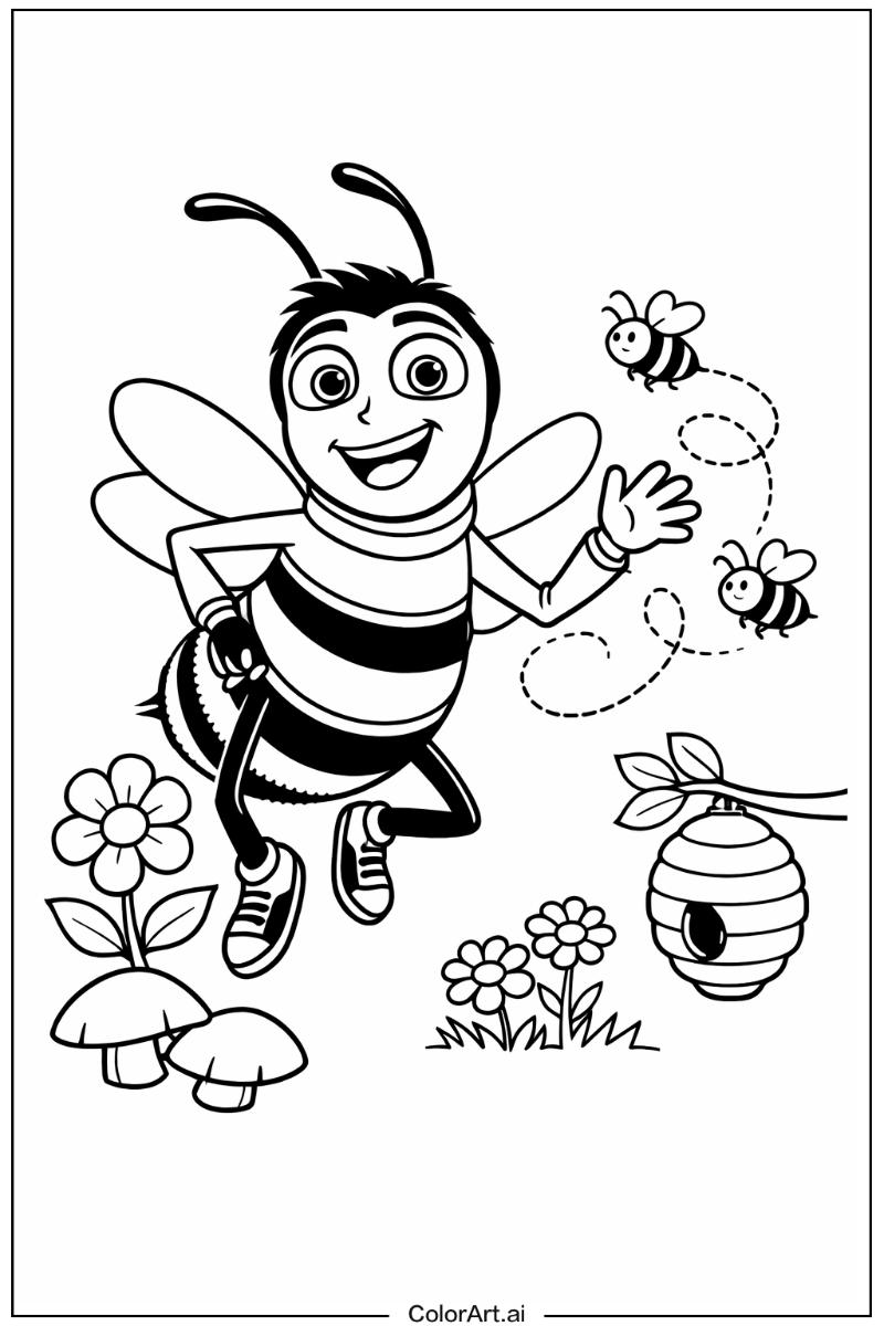 Barry b benson Bee Scene