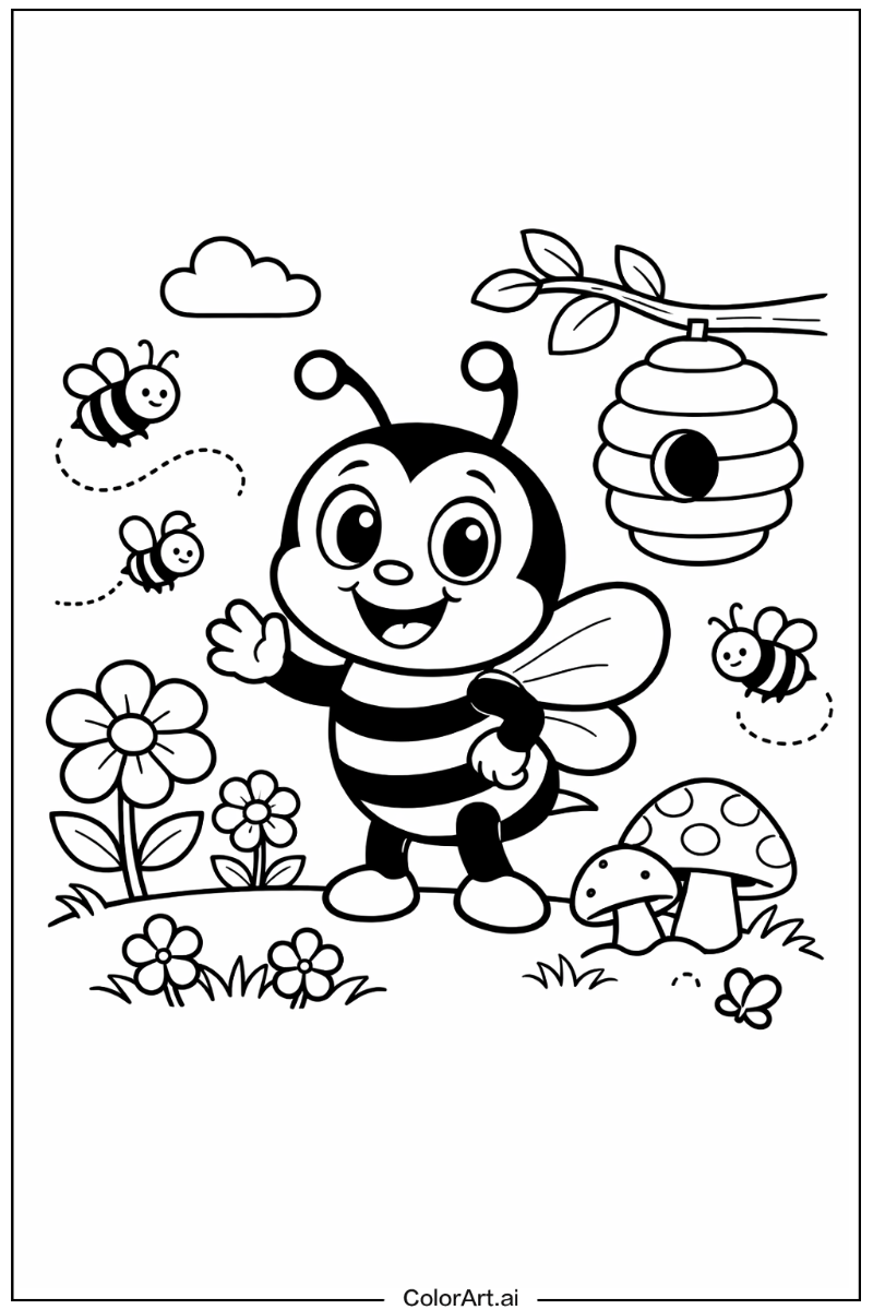 Buzz the bee Bee Design