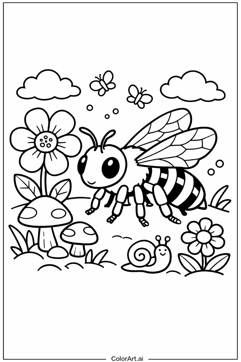 Bee with Sweat bee Theme 2