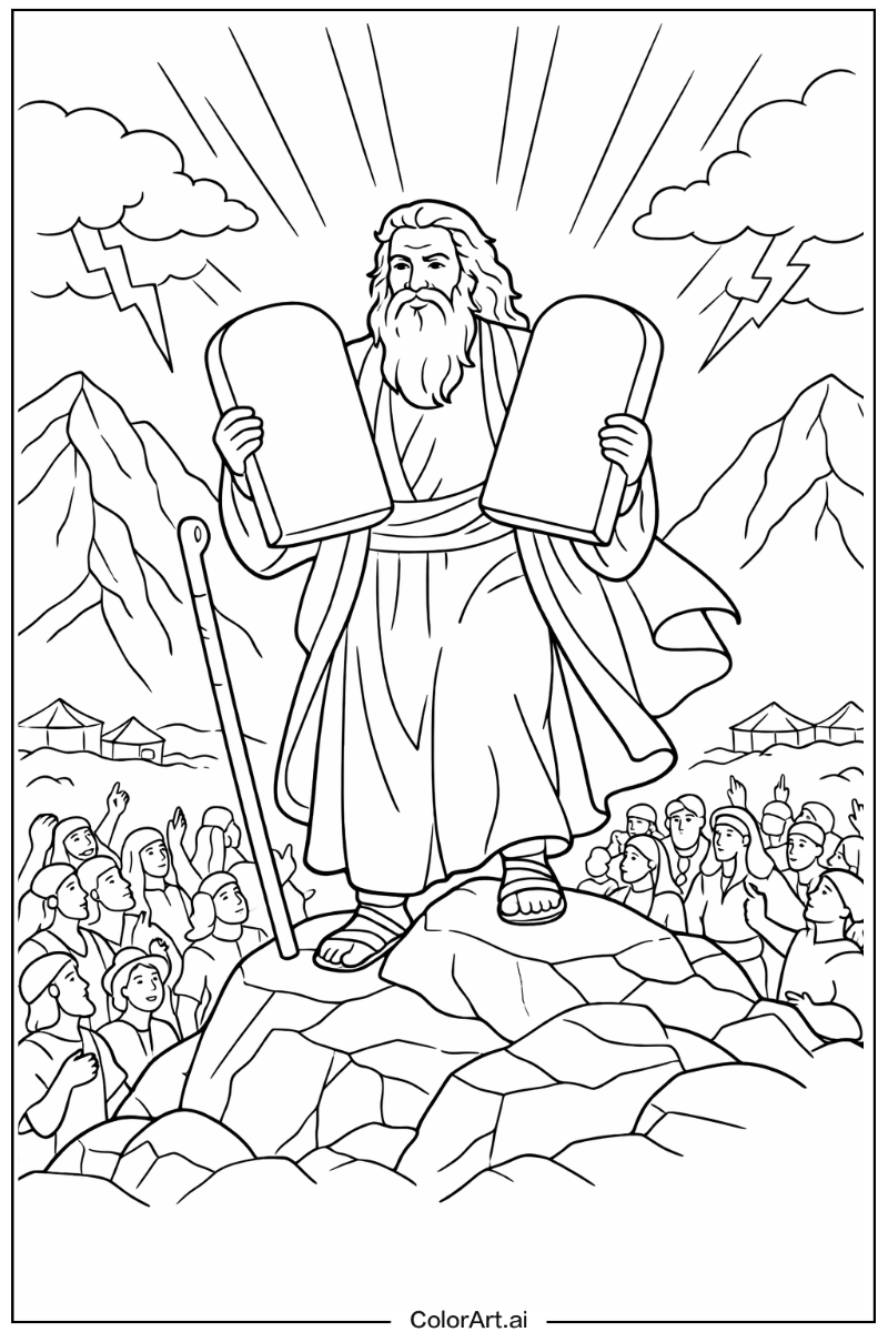 Ten commandments Bibile Design