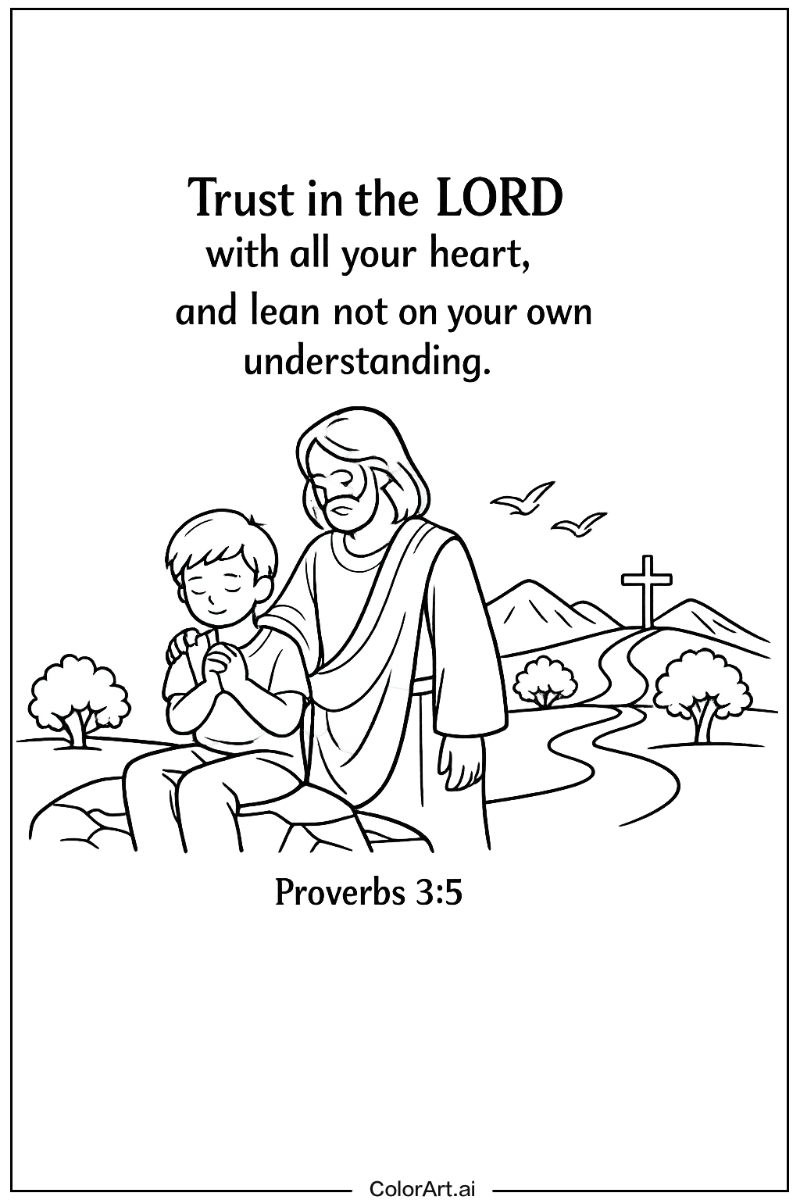 Verse about trust Bible verse Scene