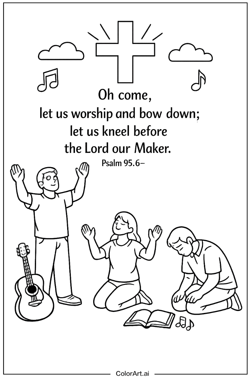 Bible verse with Verse about worship Theme