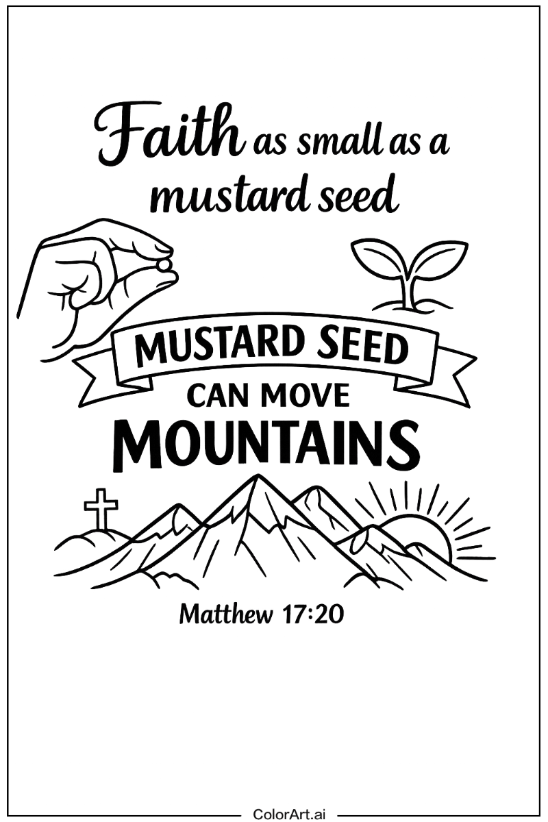 Verse about faith Bible verse Design 2