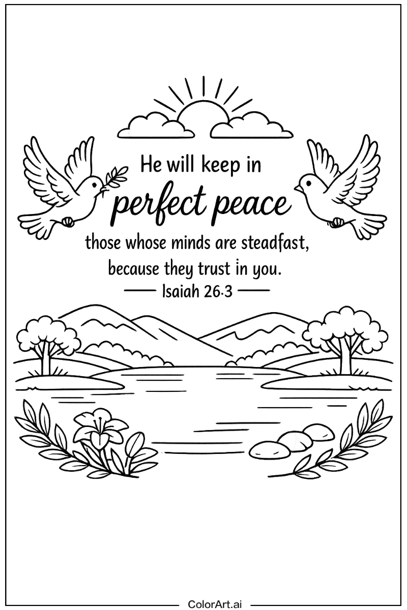 Verse about peace Bible verse Scene 2