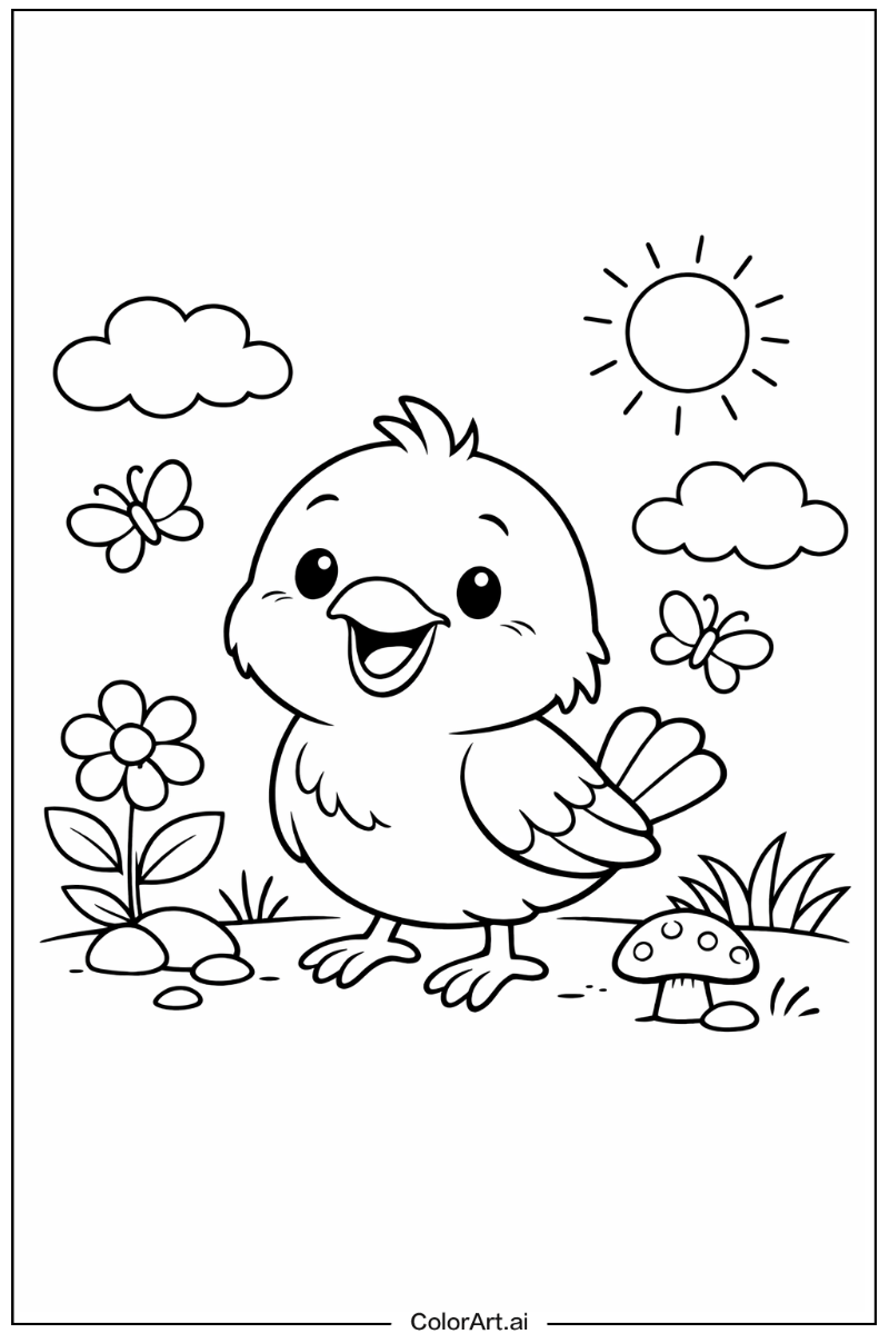 Smiling bird 4