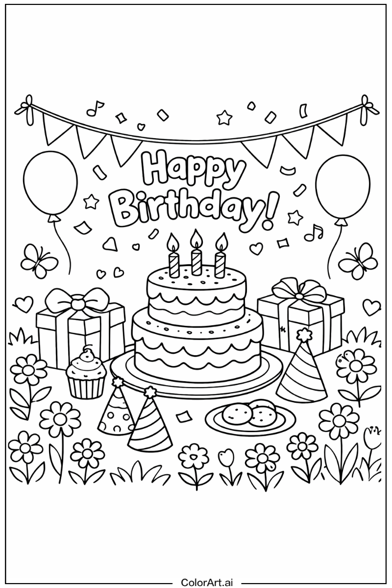 birthday in a Garden 2