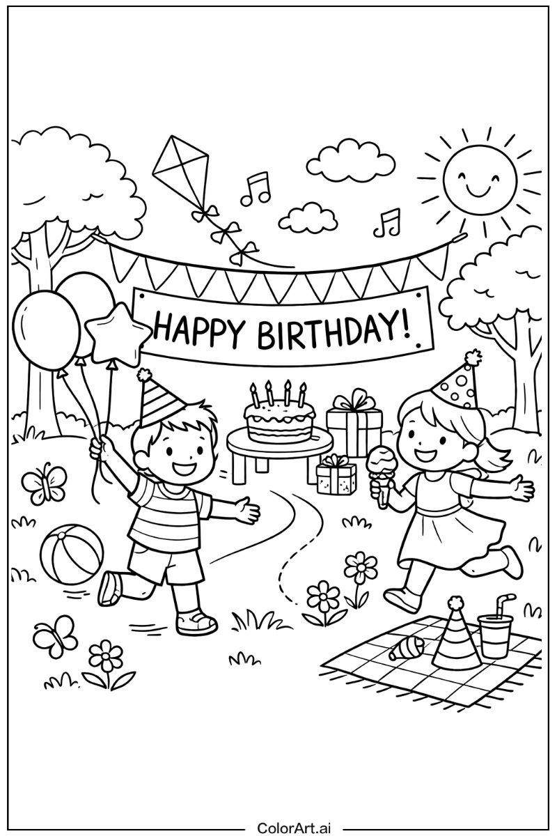 birthday Playing Outside 5