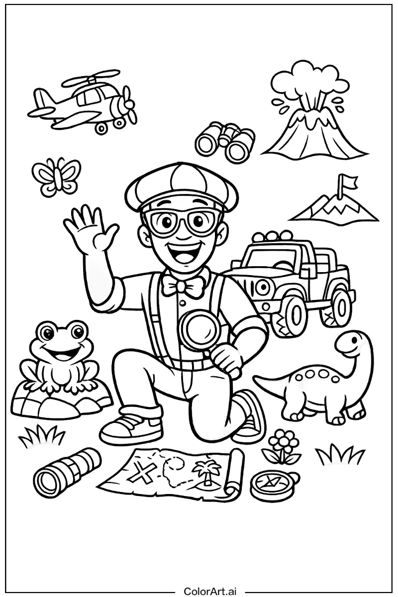 Blippi adventure Blippi Design