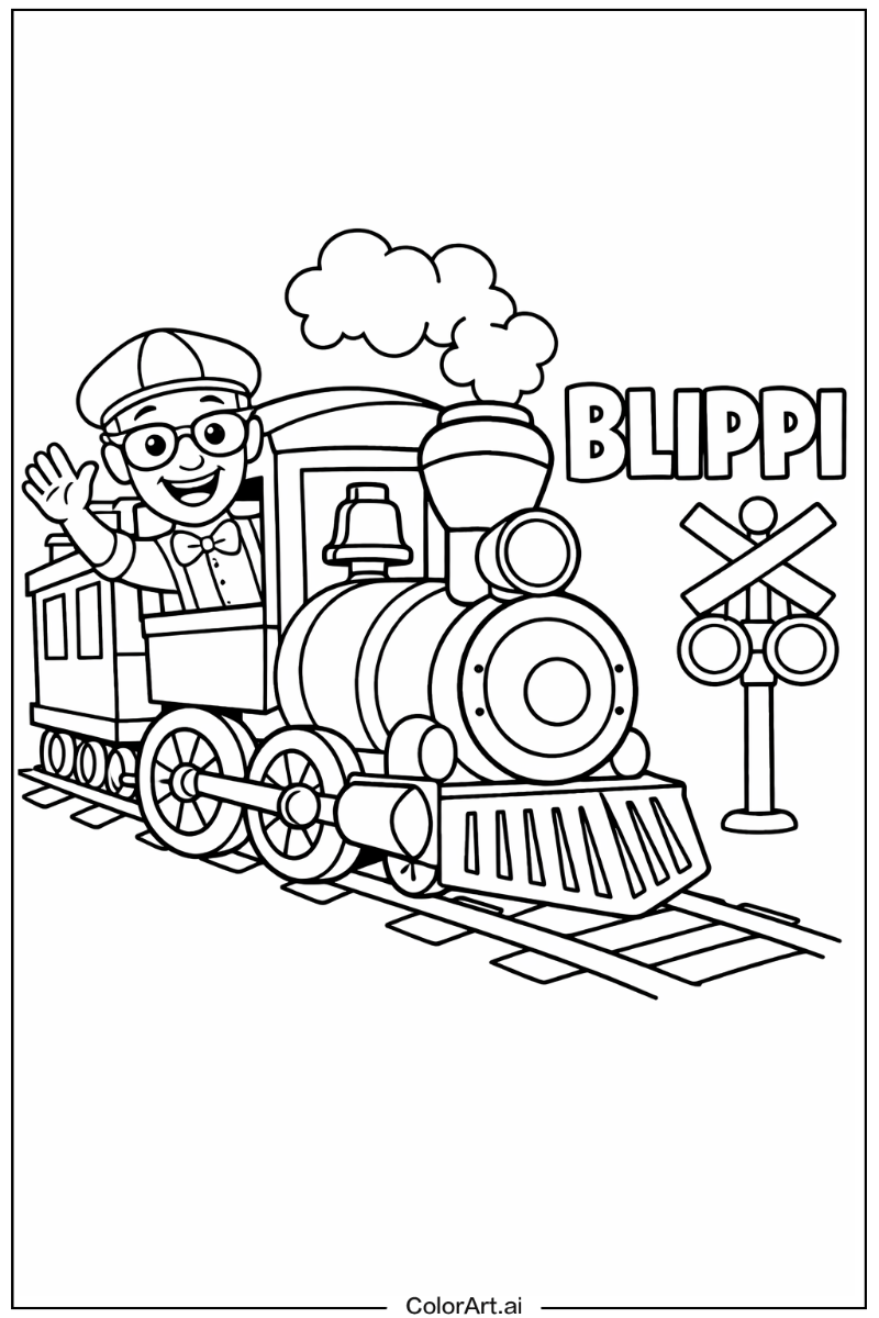 Blippi train Blippi Design