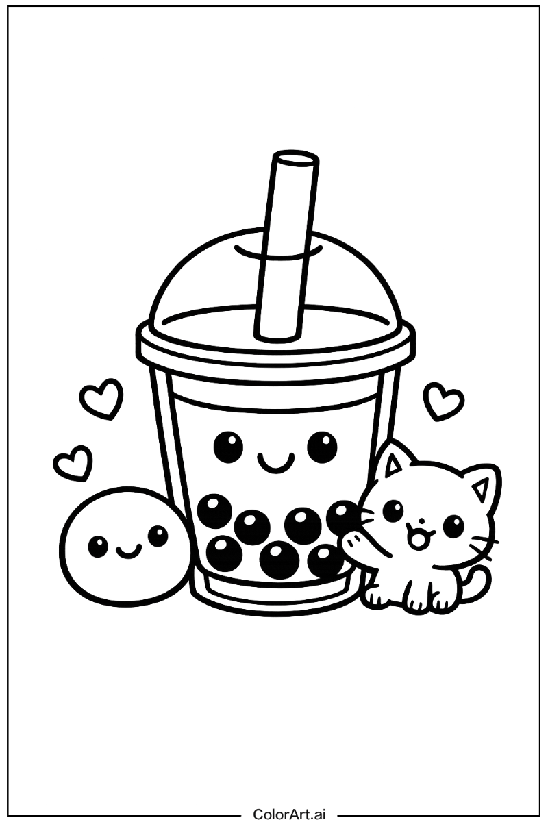 boba tea with Friends 2