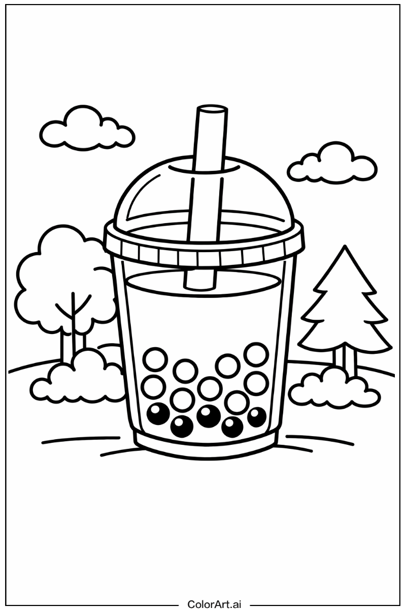 boba tea in Nature 2