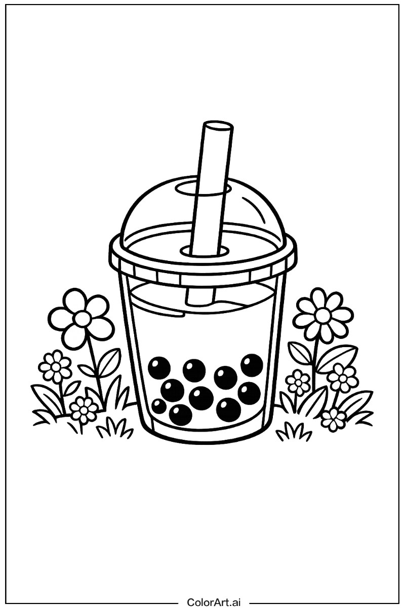 boba tea in a Garden 3