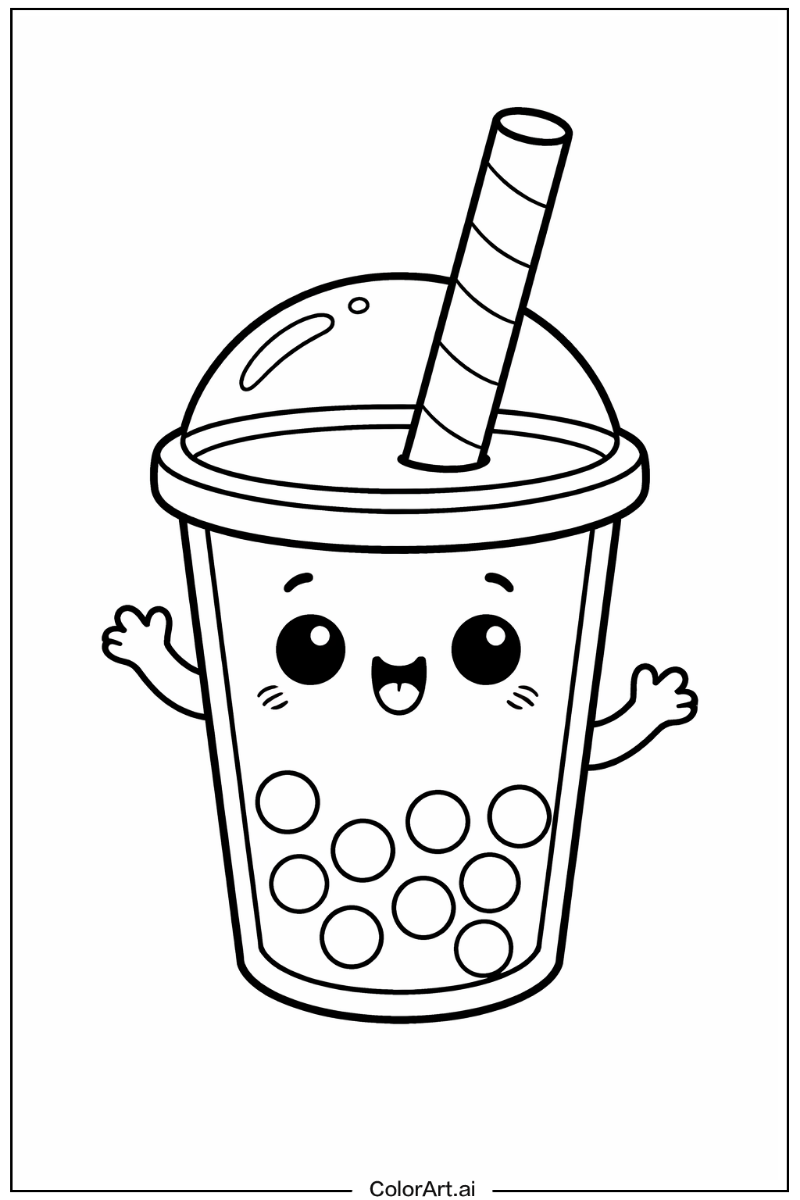 Happy boba tea 3