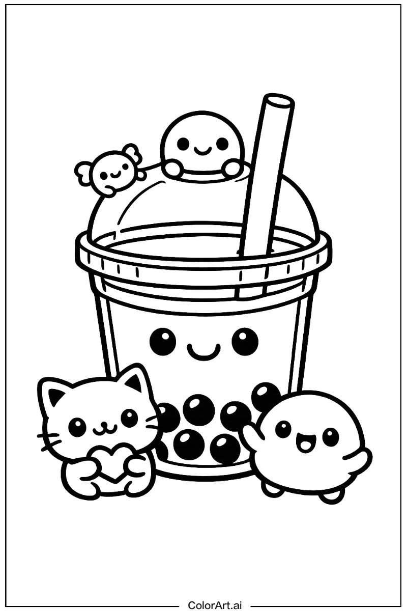 boba tea with Friends 3