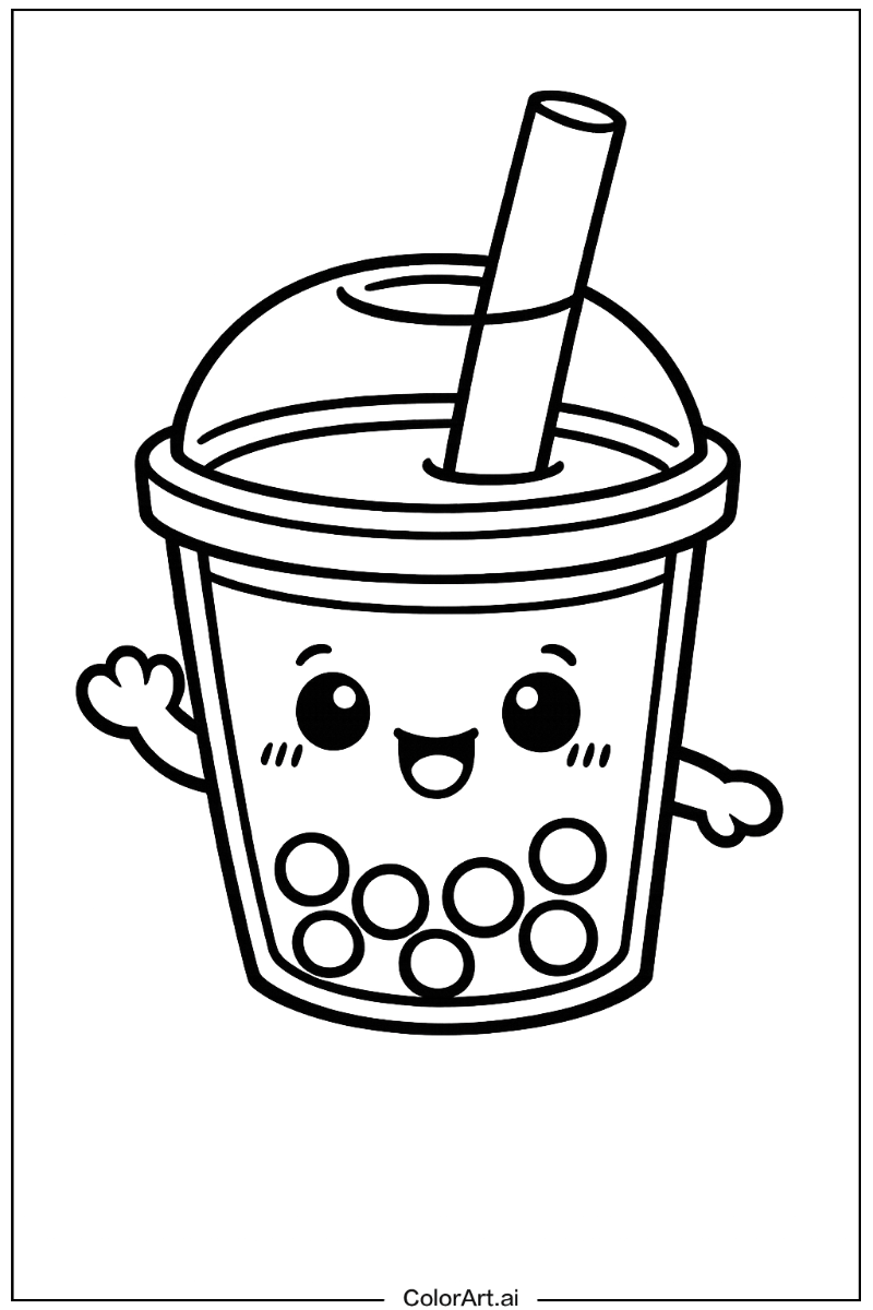 Happy boba tea 5