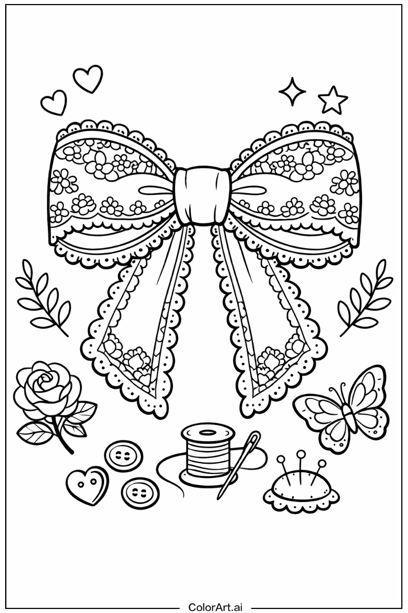 Bow with Lace bow Theme
