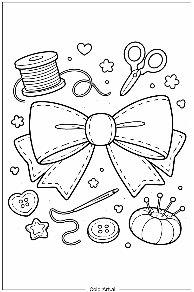 Bow with Felt bow Theme