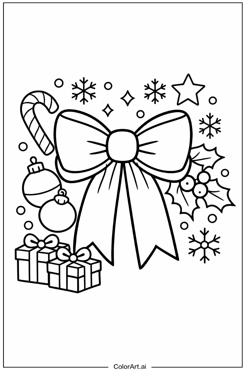 Holiday bow Bow Scene