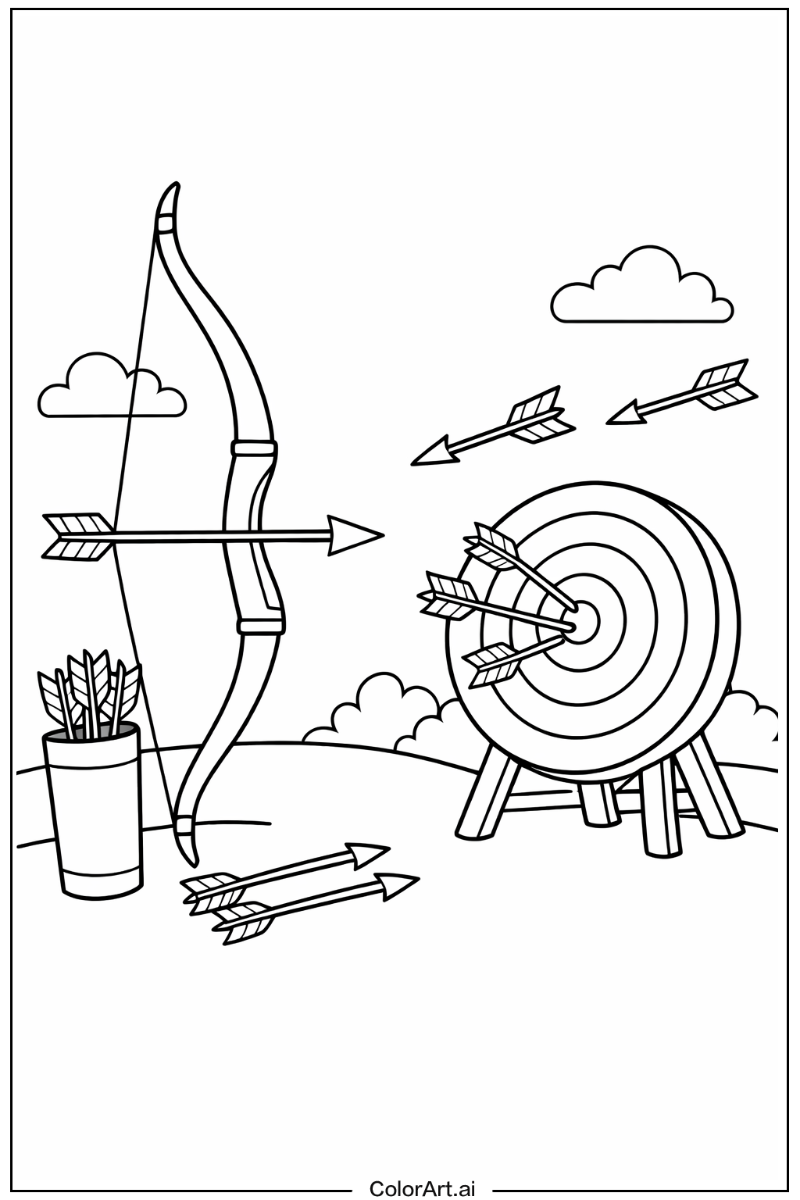 Bow outline Bow Scene