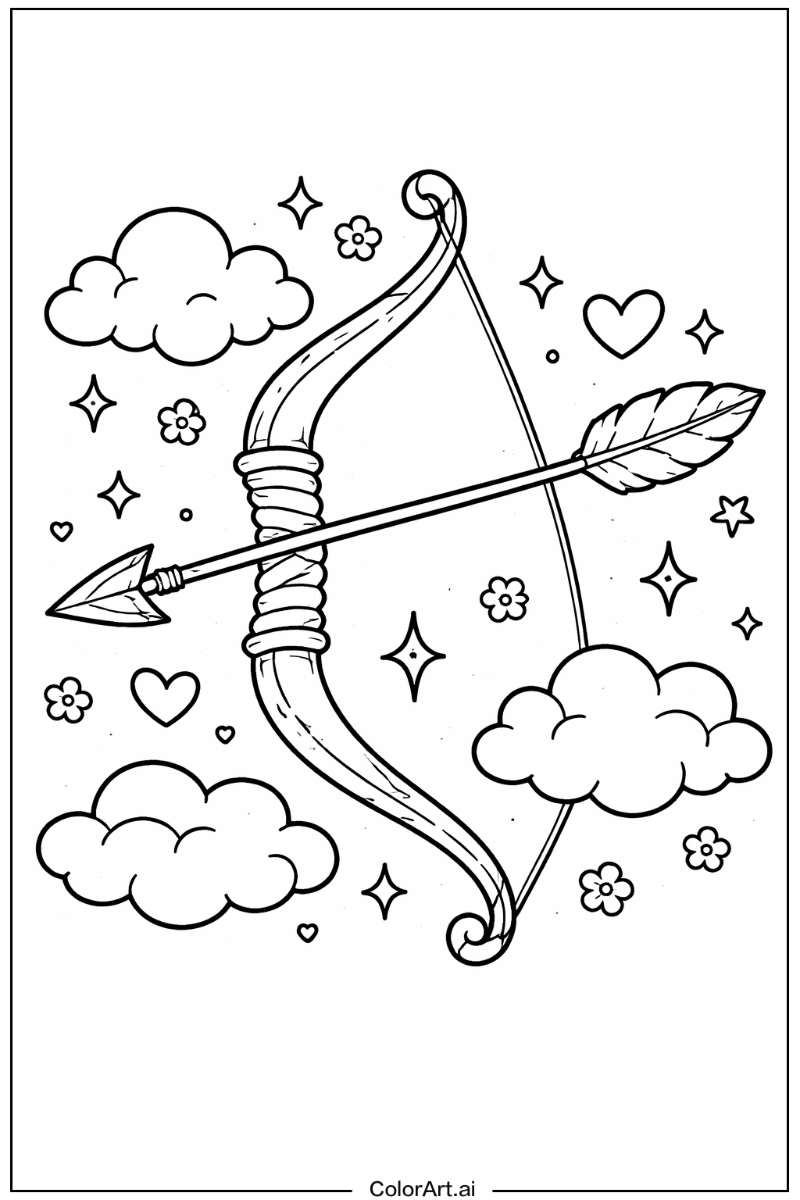 Bow illustration Bow Scene