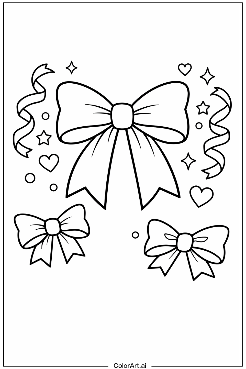 Bow with Ribbon bow Theme 2