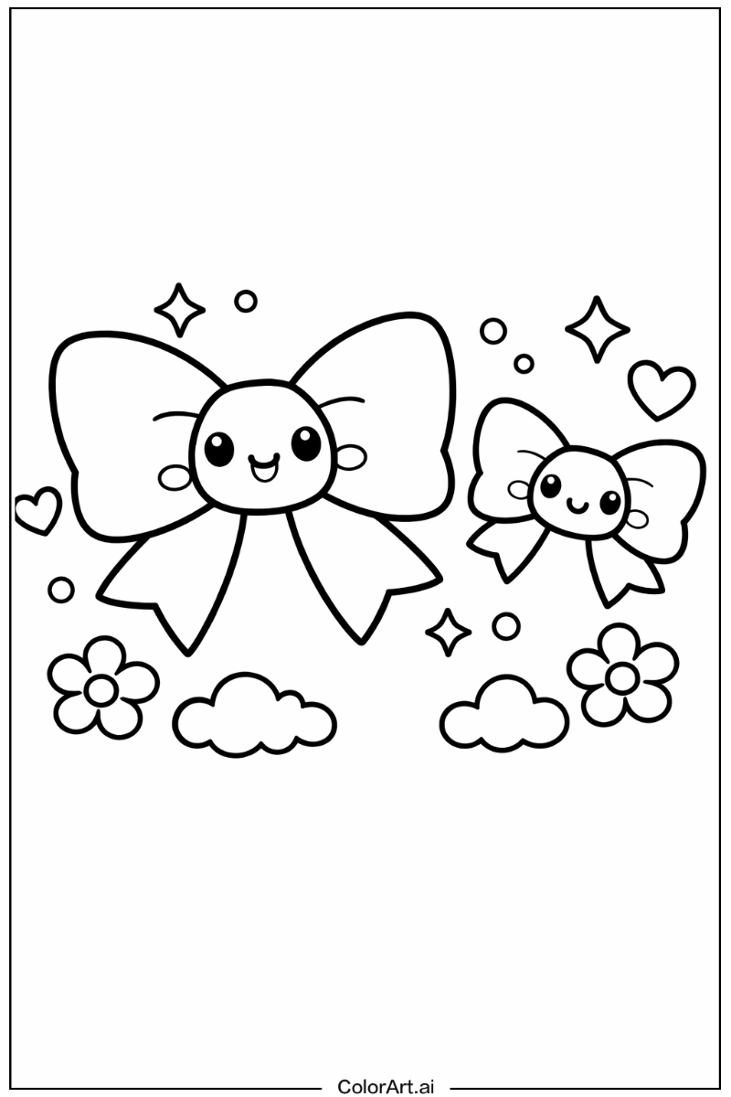 Kawaii bow Bow Design