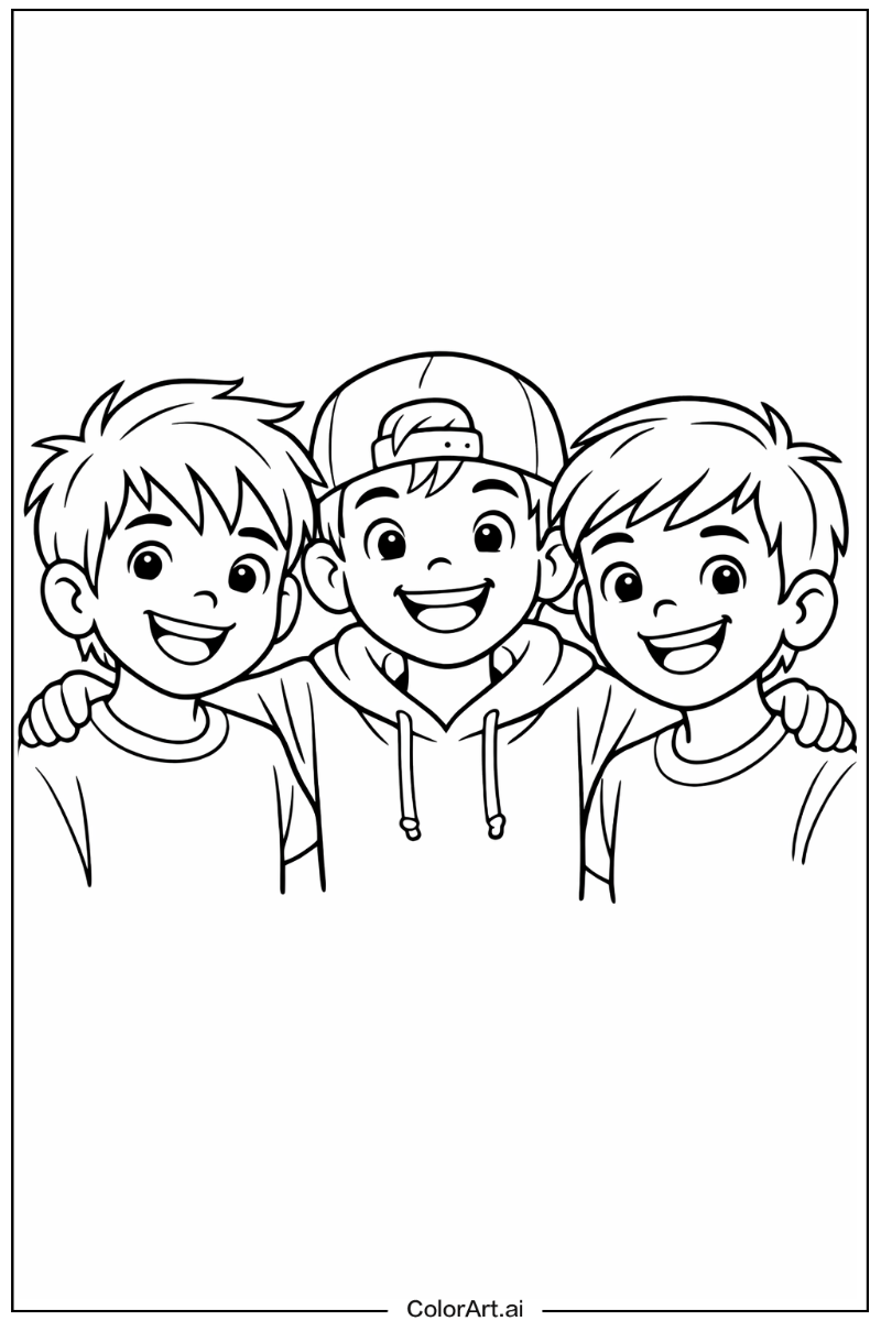 Happy Boys Portrait 5