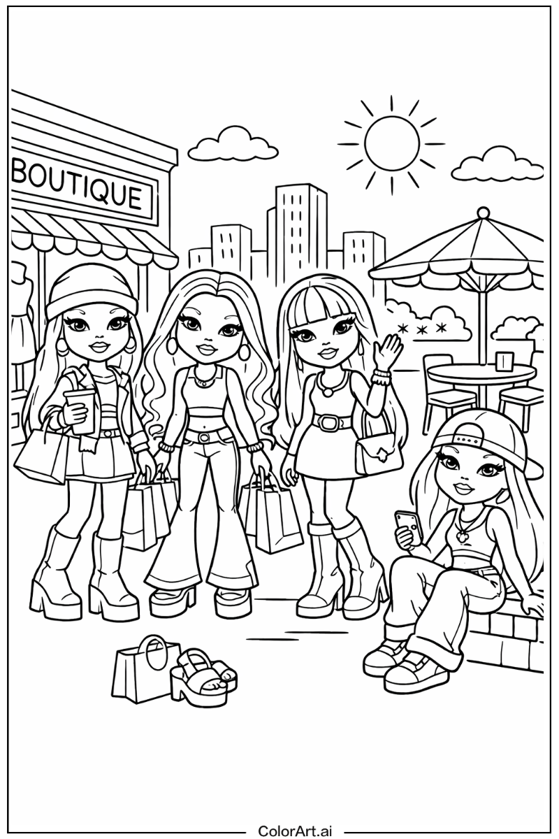 Fashion dolls Bratz Scene