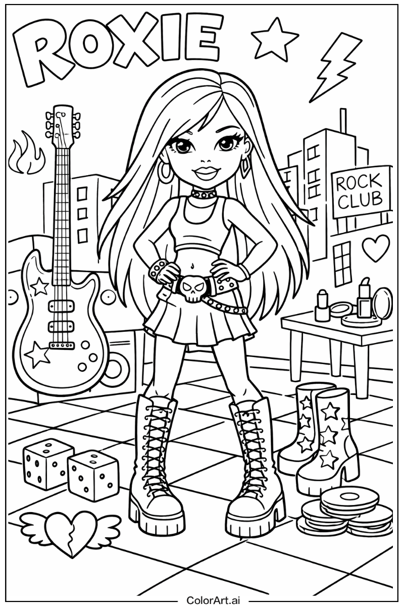 Bratz with Roxie Theme