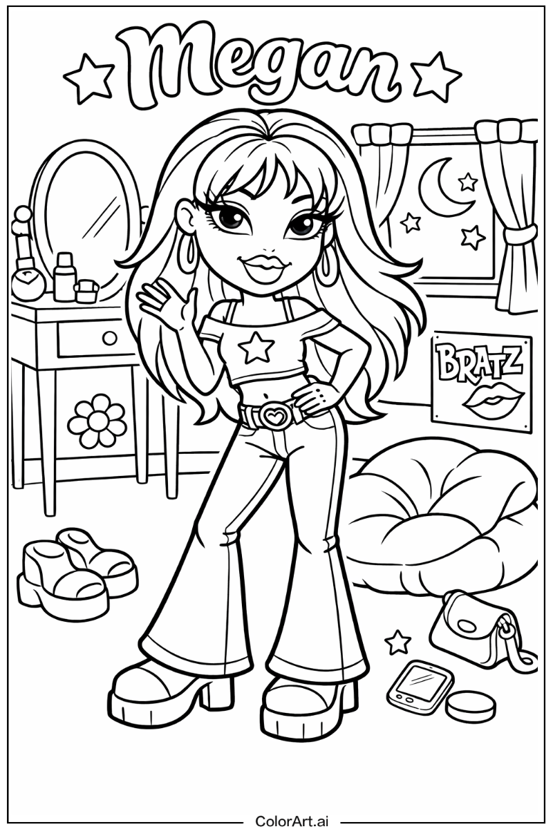 Bratz with Megan Theme