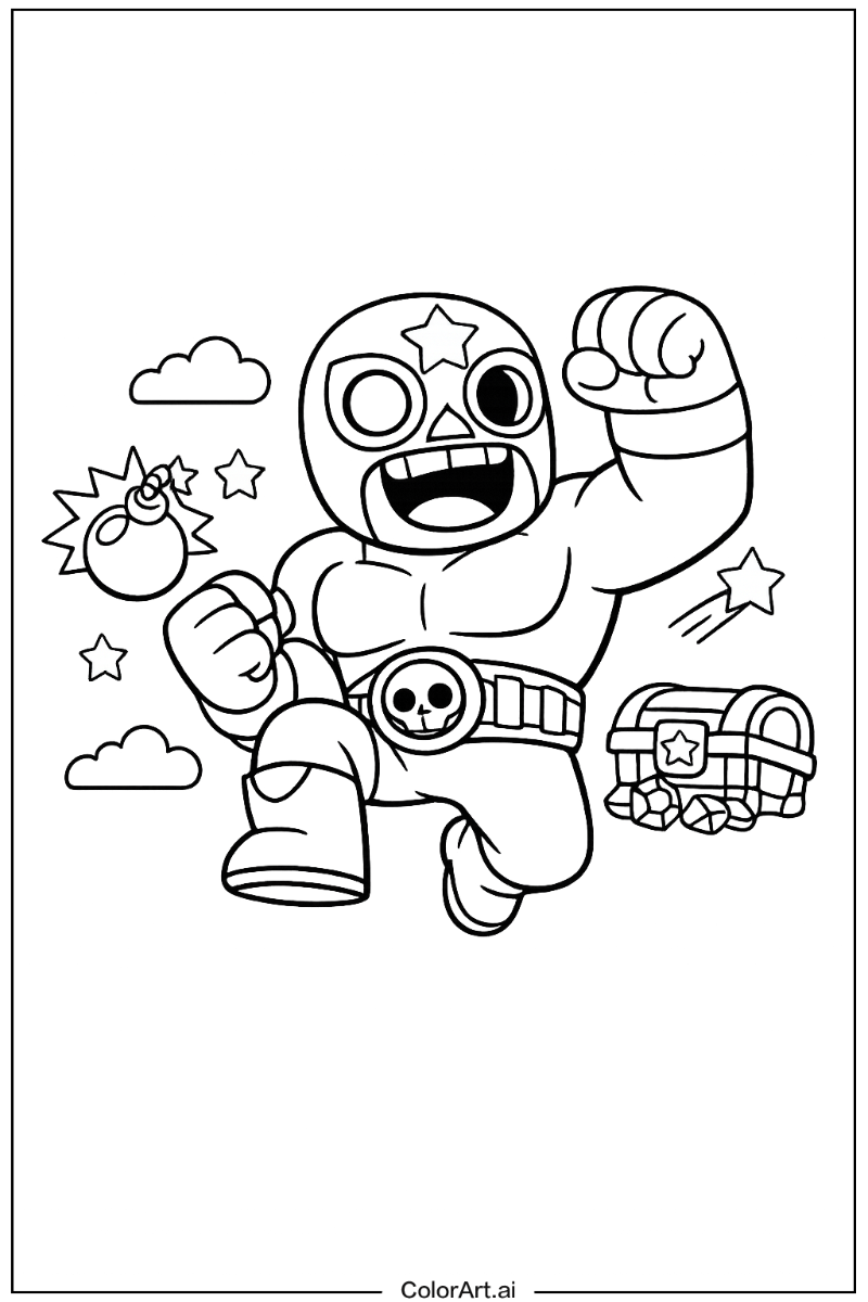 El primo Brawl stars Scene