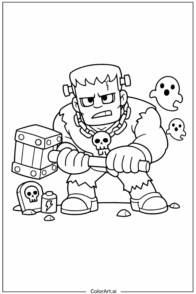 Frank Brawl stars Design