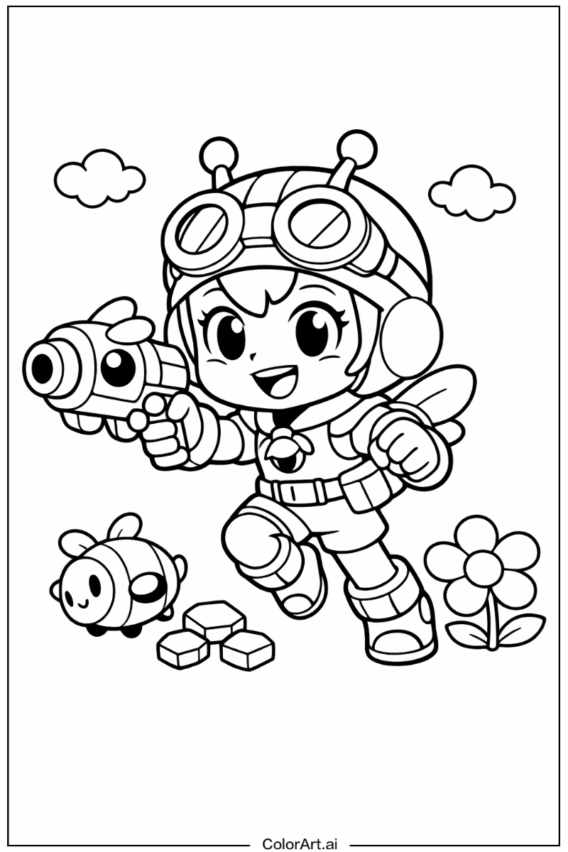 Brawl stars with Bea Theme