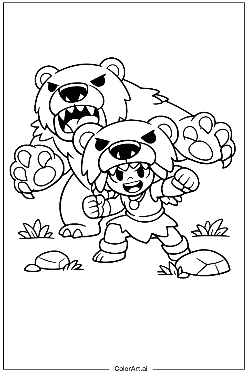 Nita Brawl stars Design