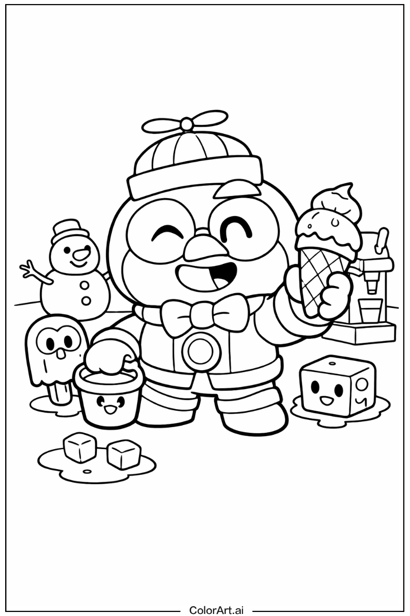 Brawl stars with Lou Theme