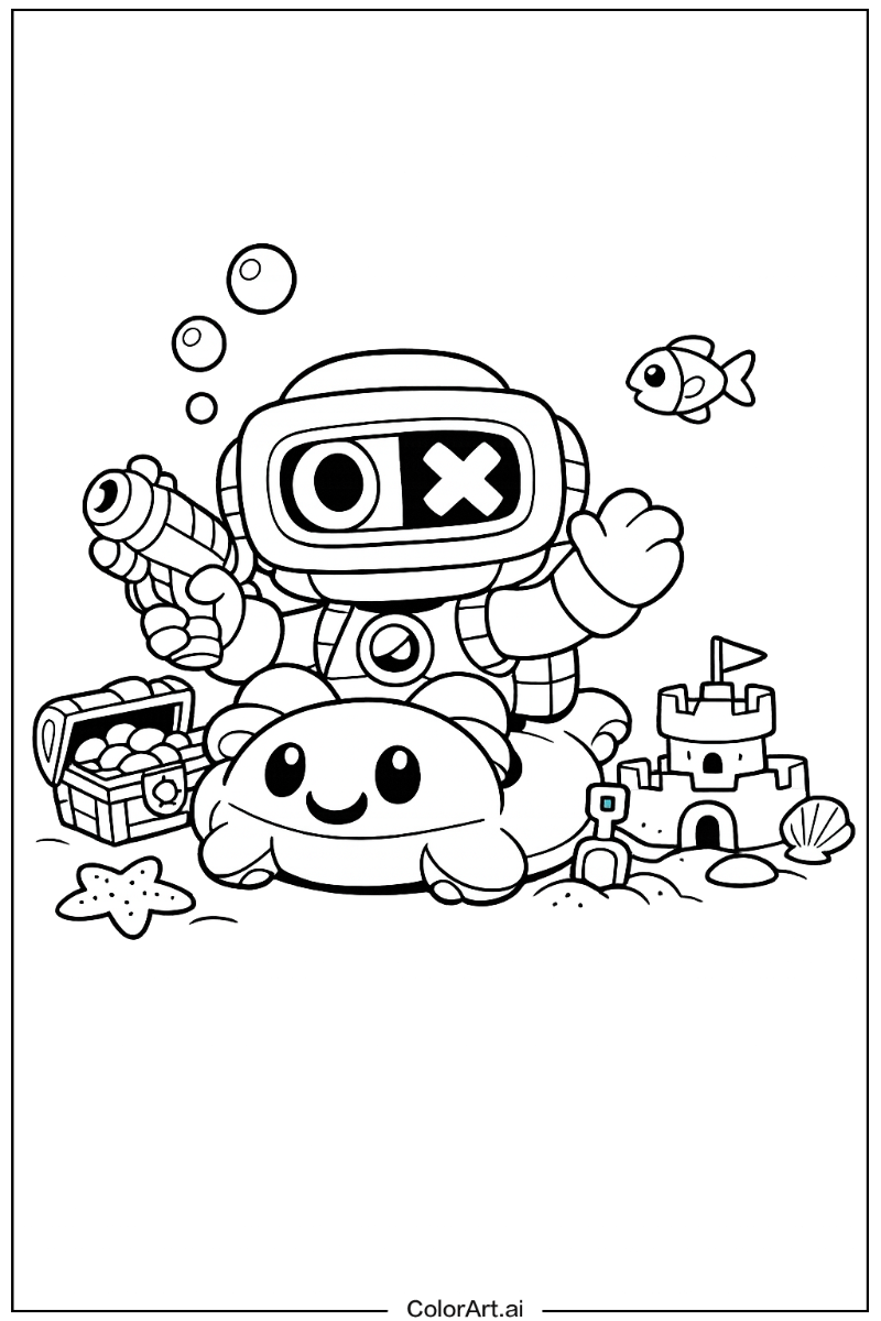 Otis Brawl stars Scene