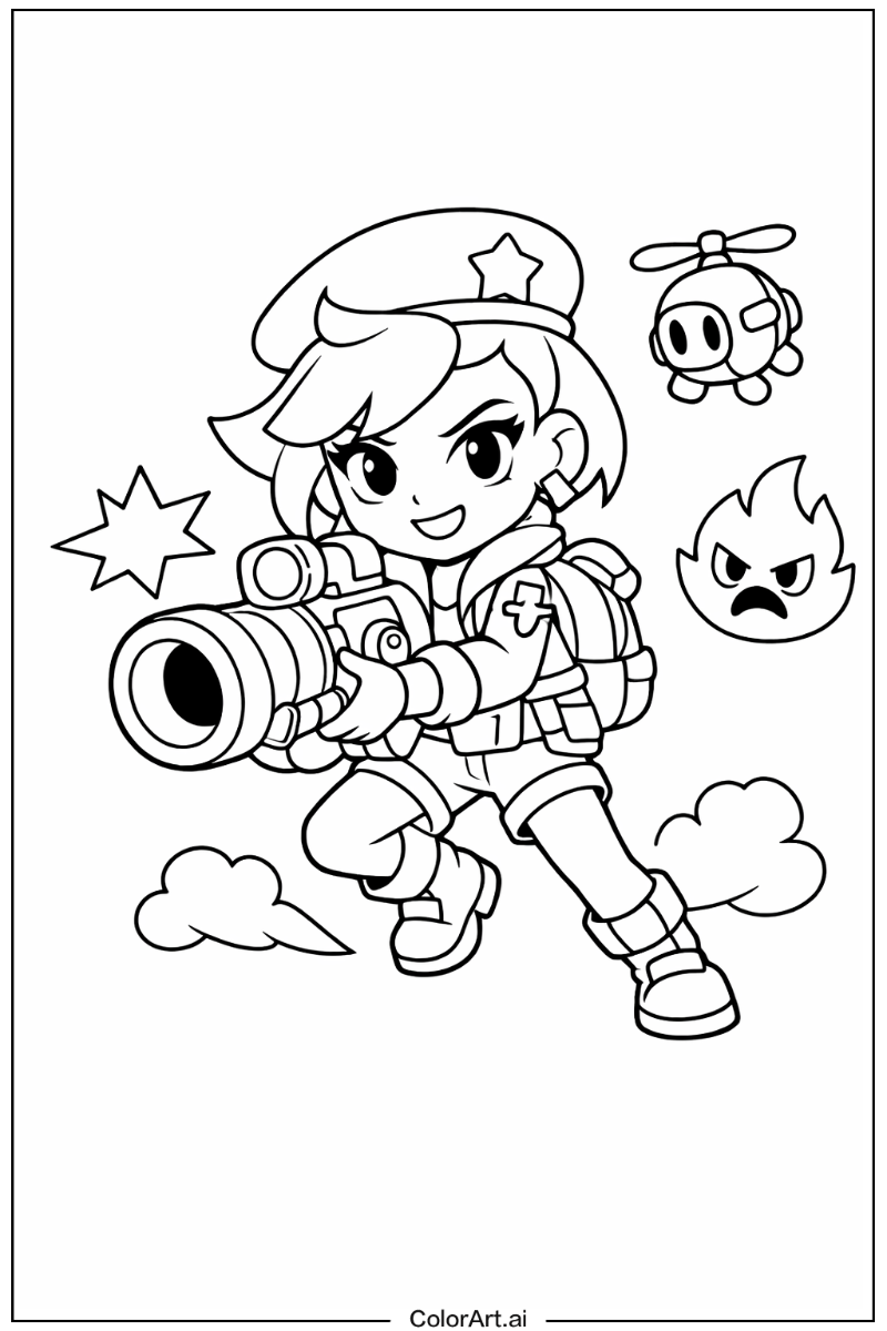 Maisie Brawl stars Design