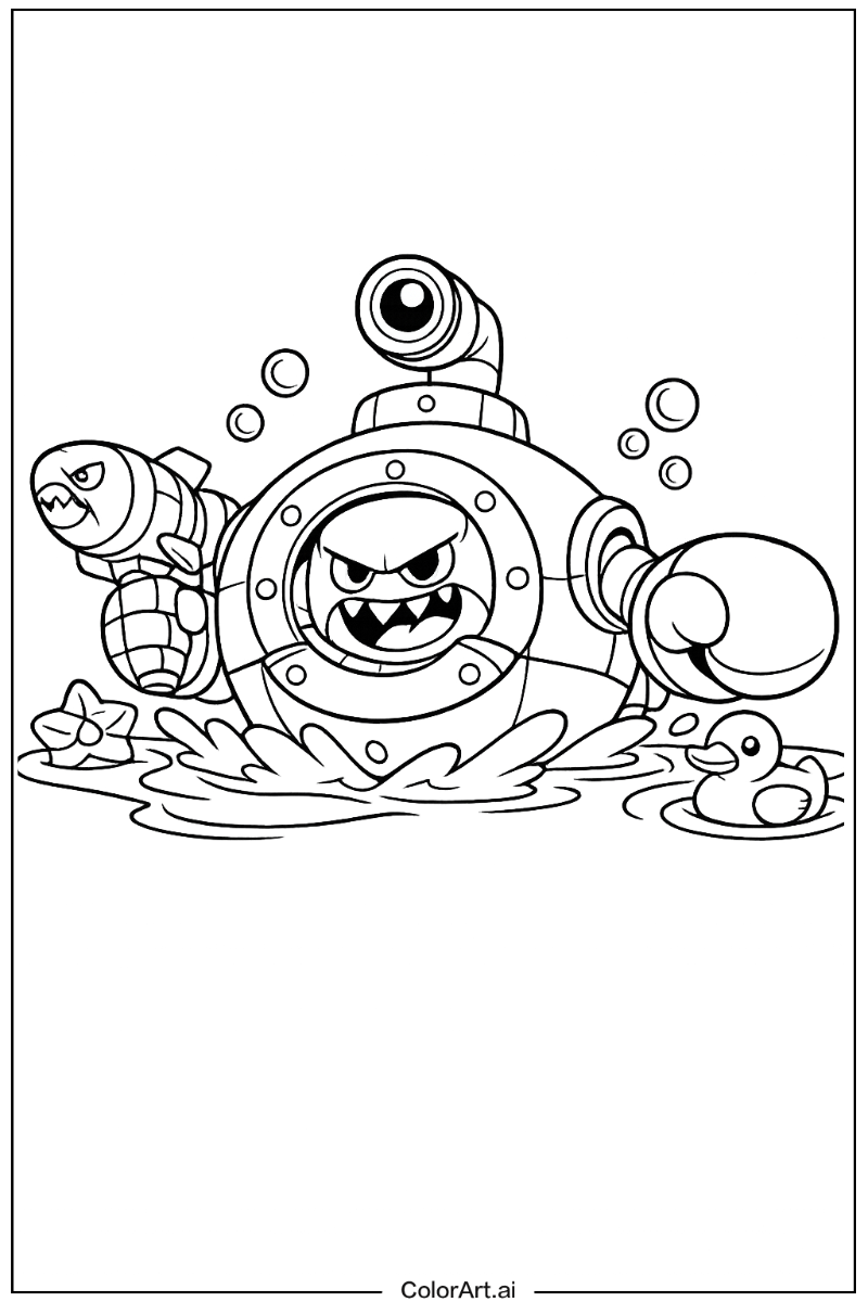 Hank Brawl stars Scene