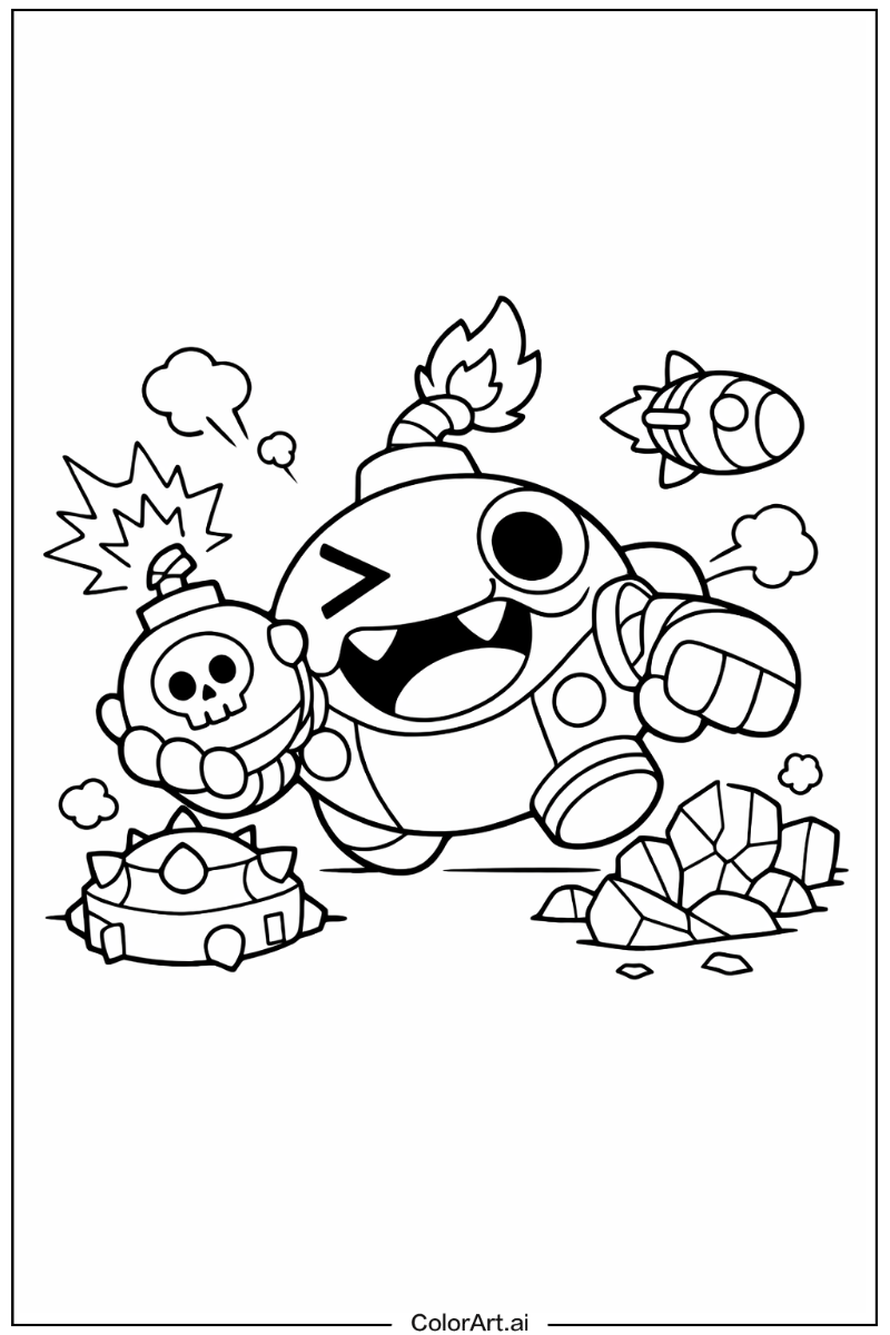 Tick Brawl stars Design