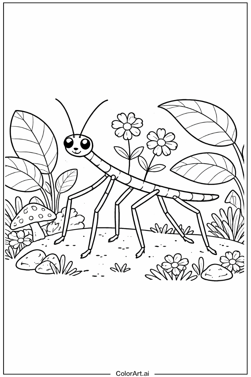 Stick insect Bug Scene