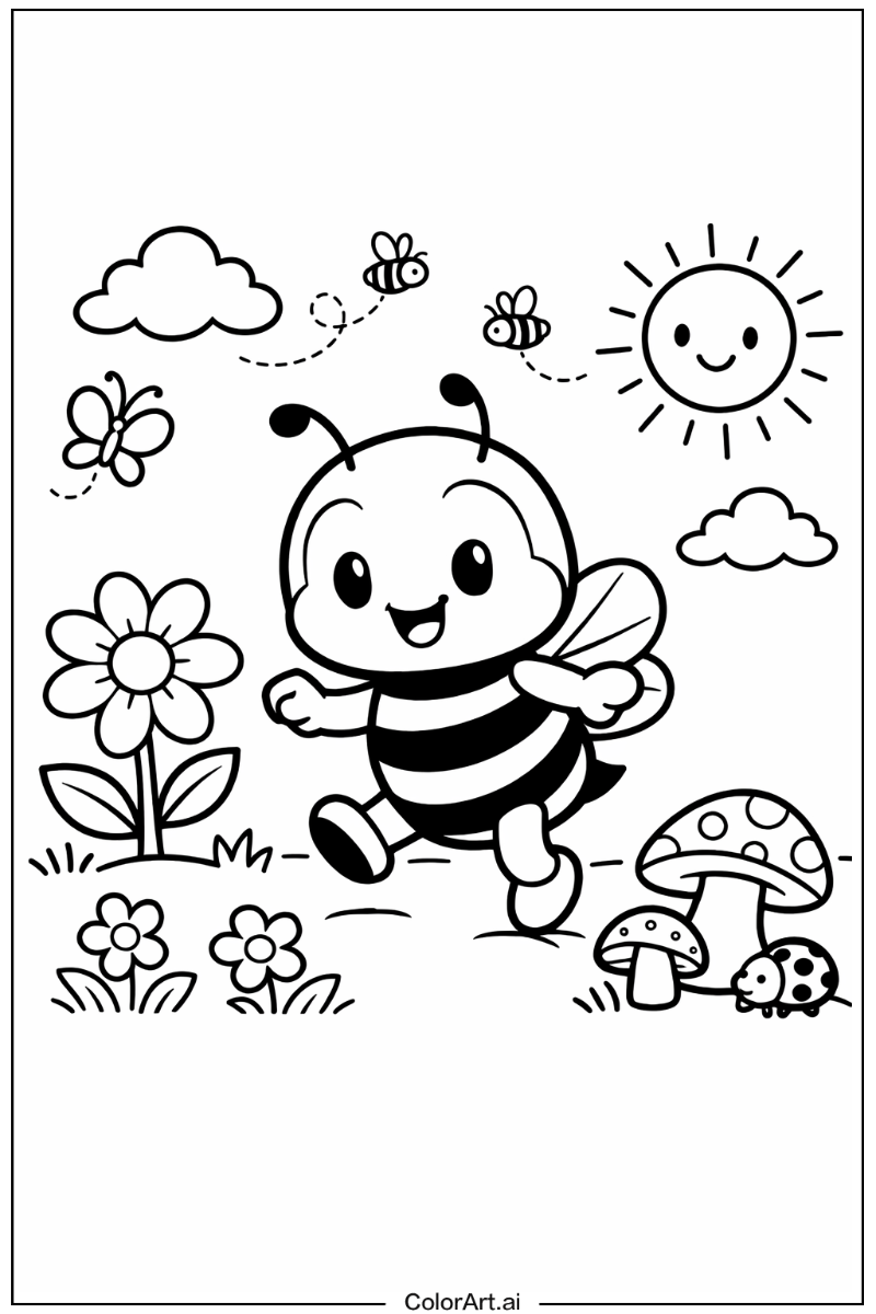 bumblebee Playing Outside 2