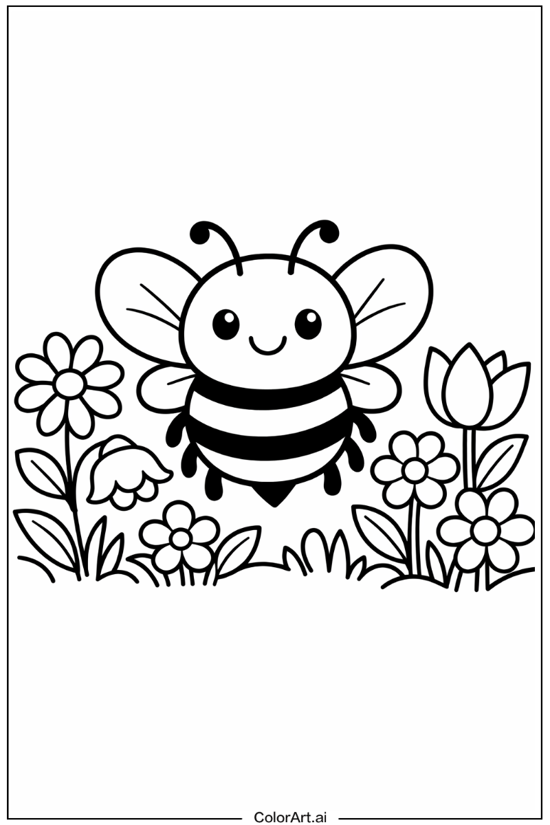 bumblebee in a Garden 3