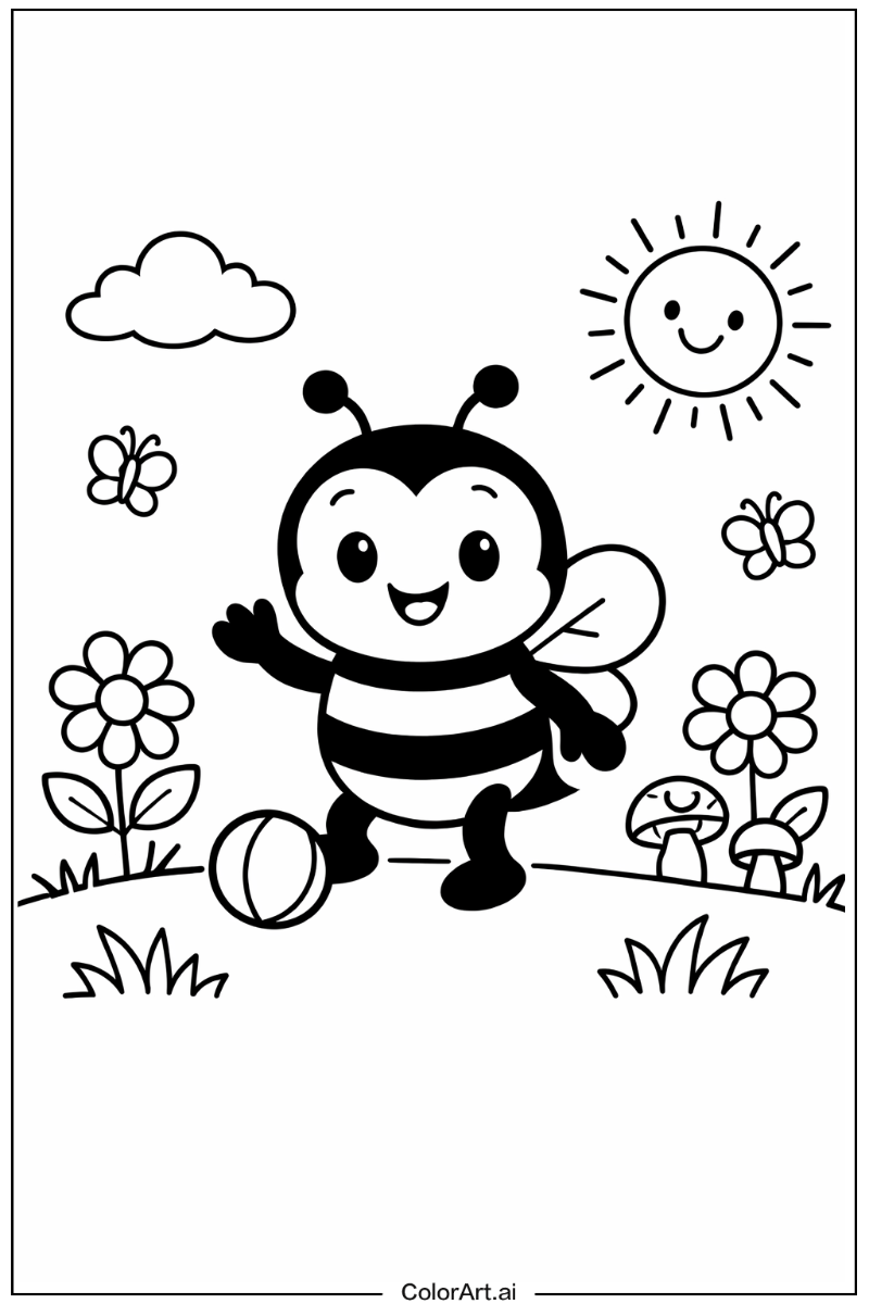 bumblebee Playing Outside 3