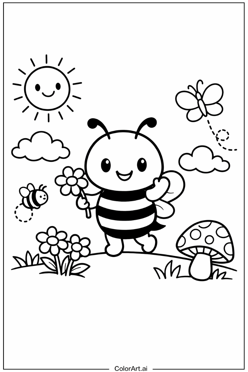 bumblebee Playing Outside 1