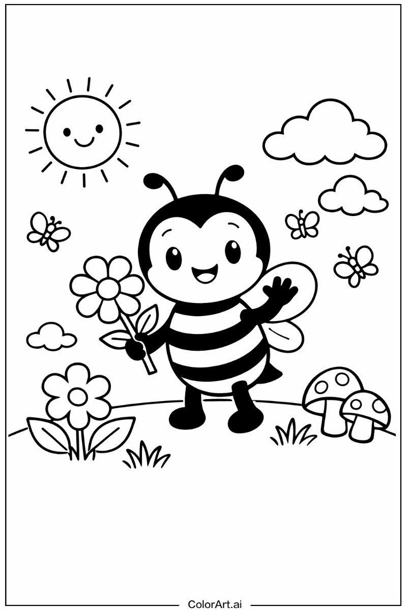 bumblebee Playing Outside 4