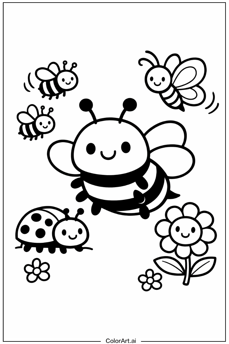 bumblebee with Friends 4