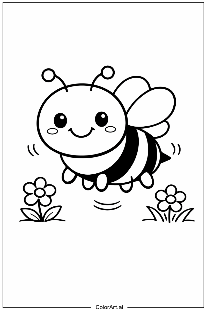 Smiling bumblebee 4
