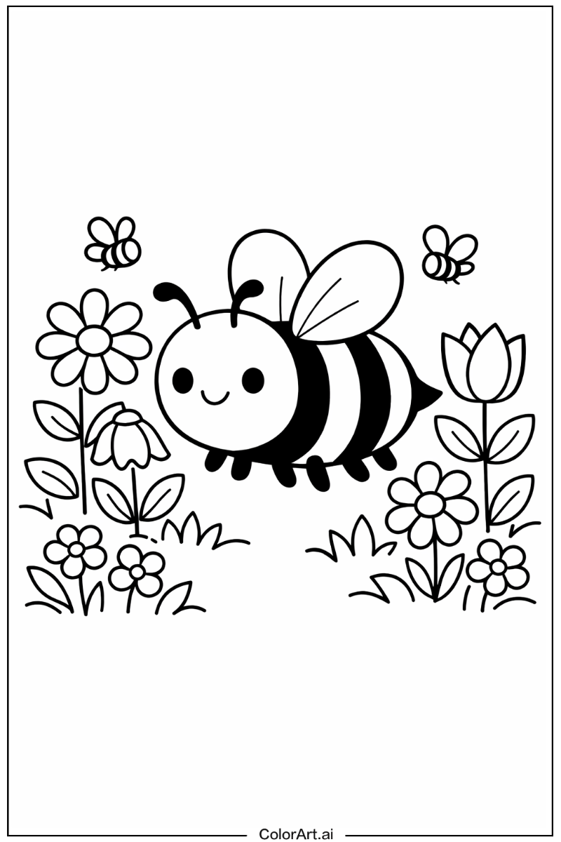 bumblebee in a Garden 5