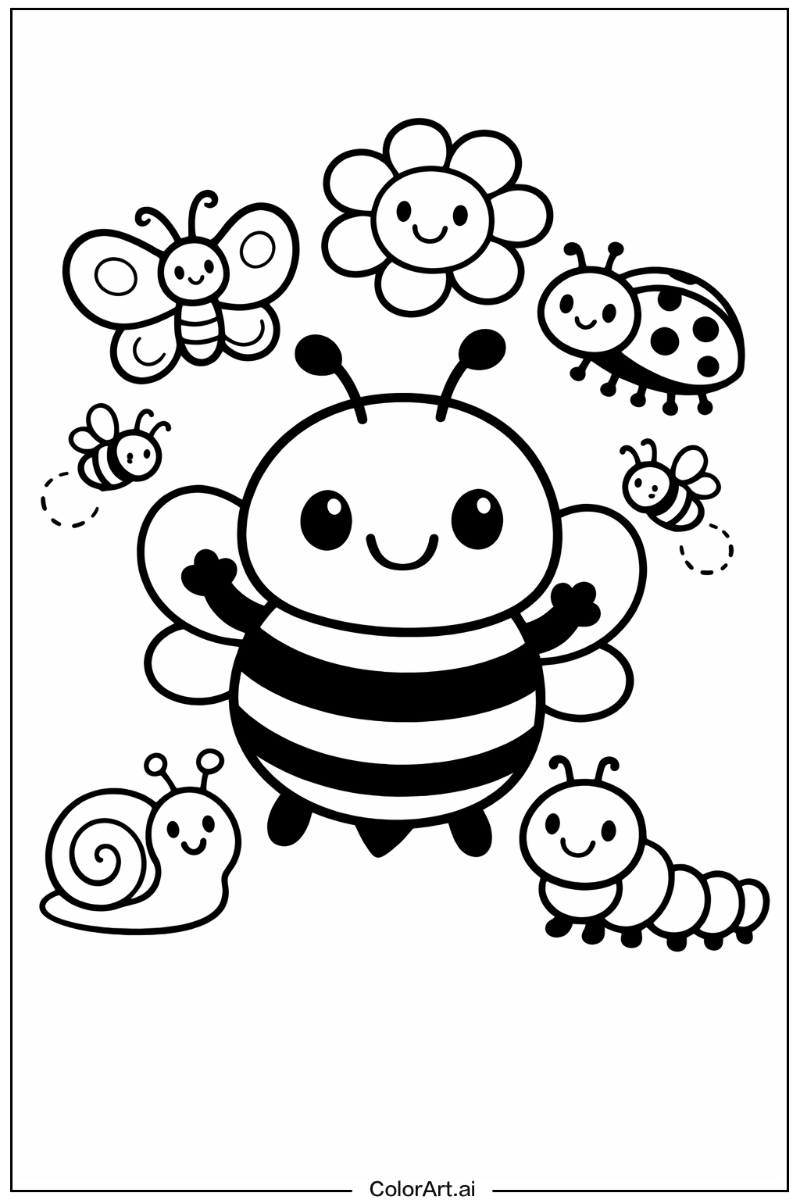 bumblebee with Friends 1