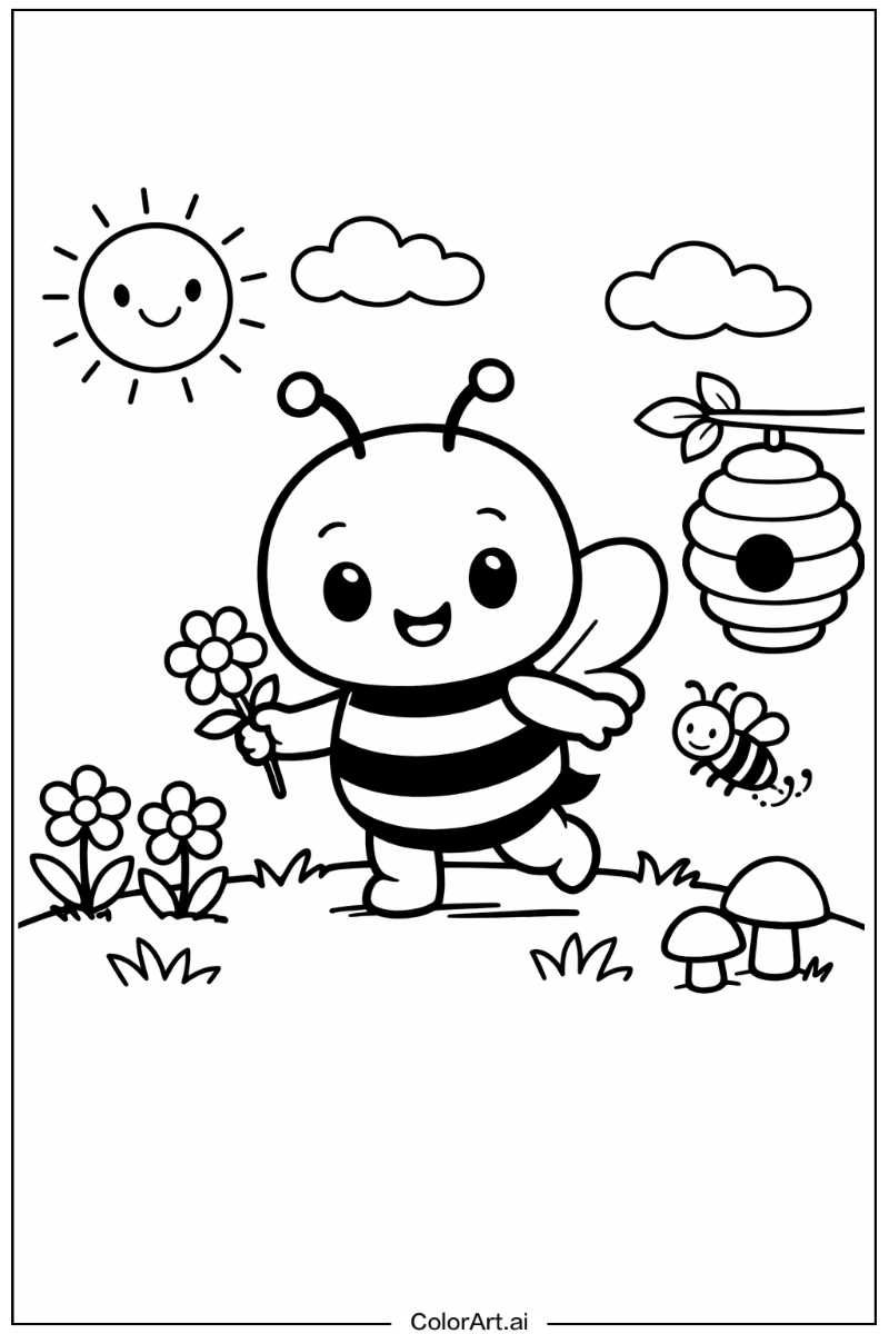 bumblebee Playing Outside 6